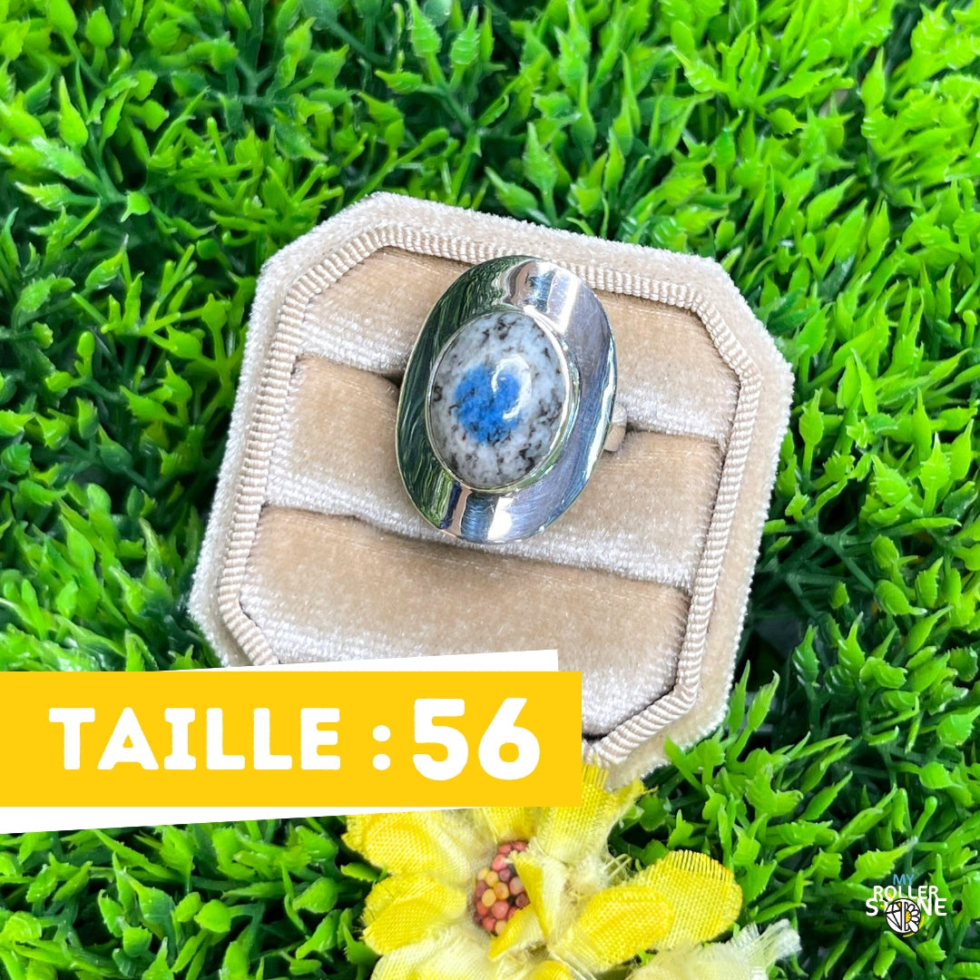 Bague Argent 925 Jaspe K2 #7