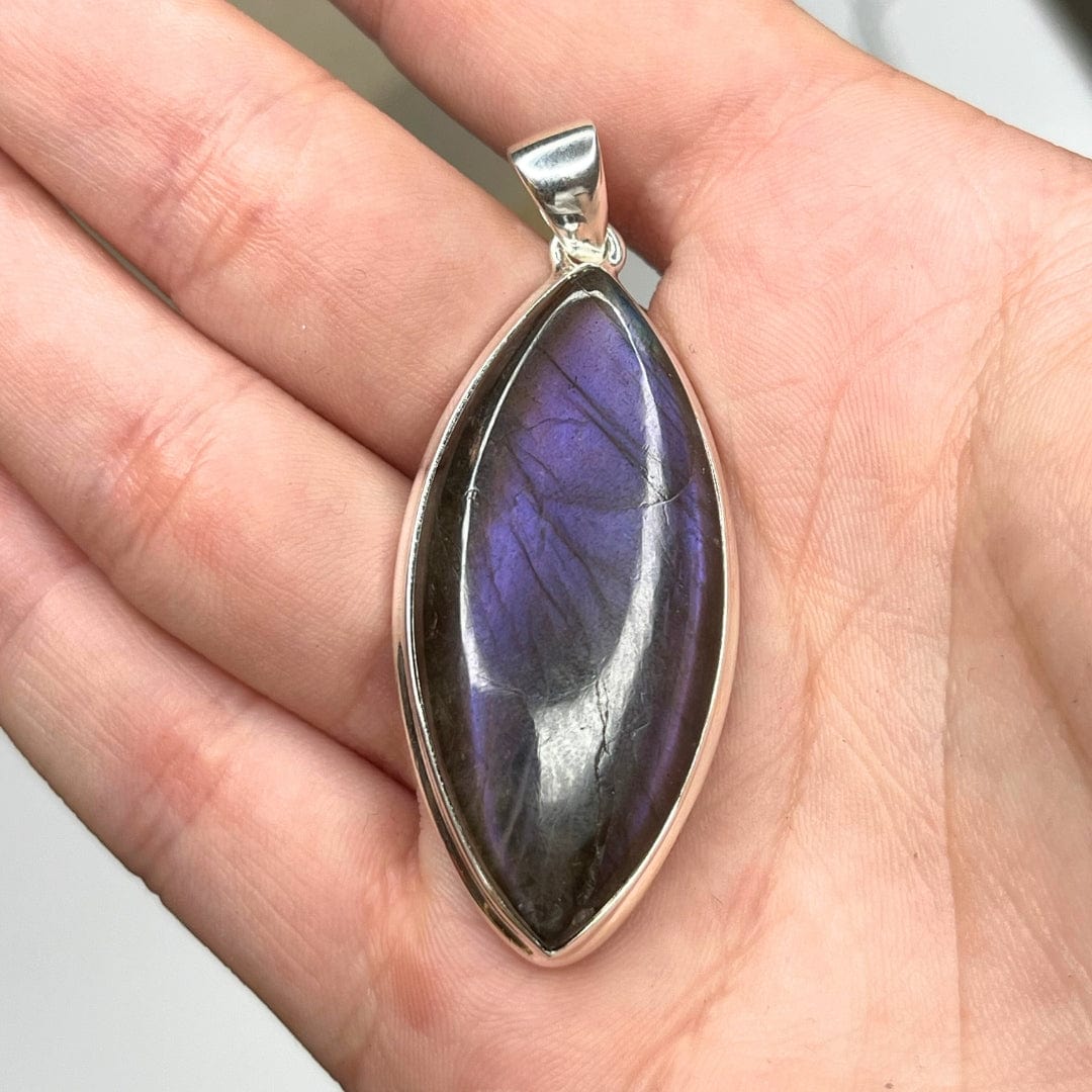 Pendentif Labradorite Purple Fire #27