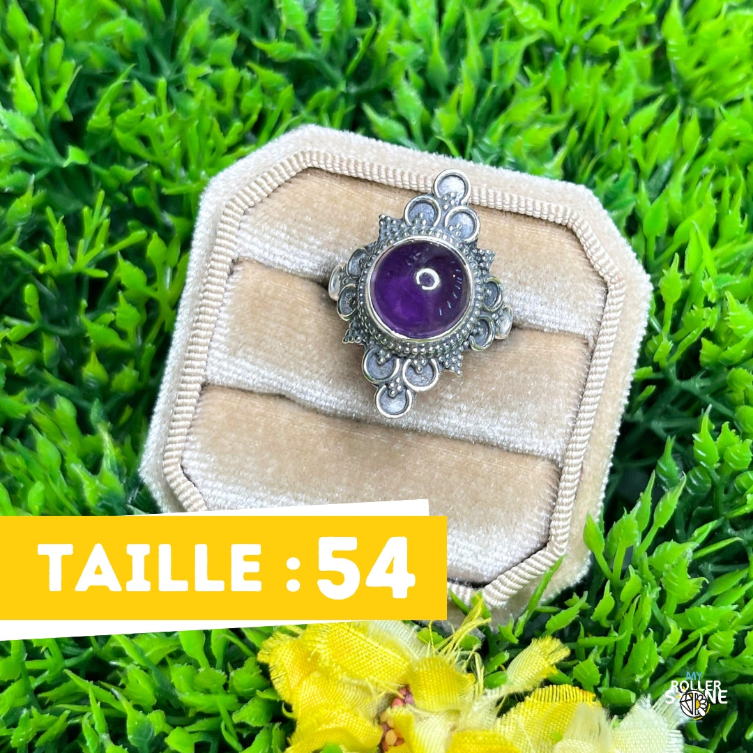 Bague Argent 925 Améthyste #182