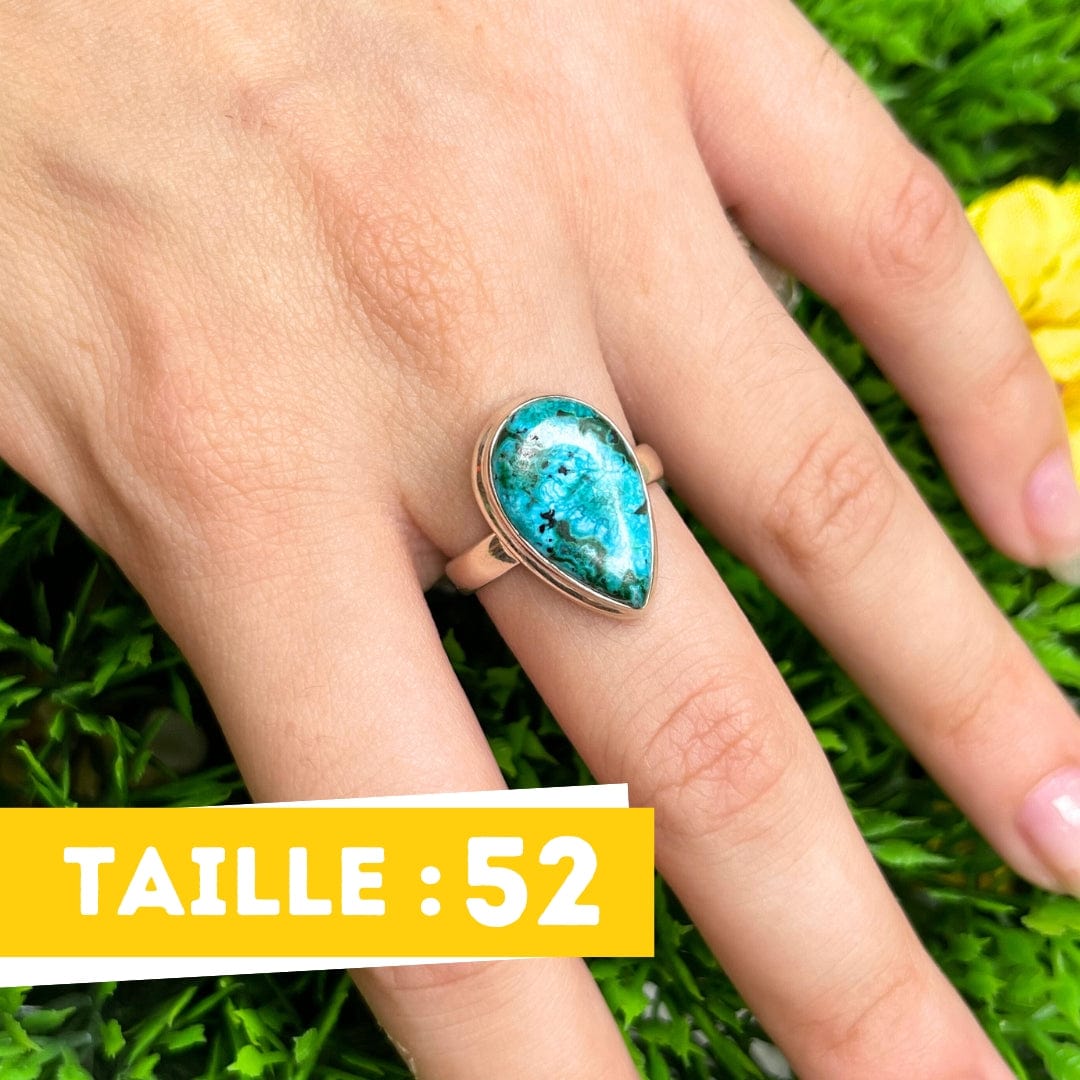 Bague Malachite Chrysocolle #13