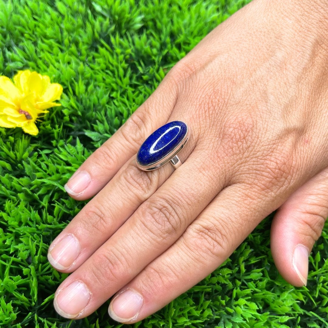 Bague Argent Lapis Lazuli #9