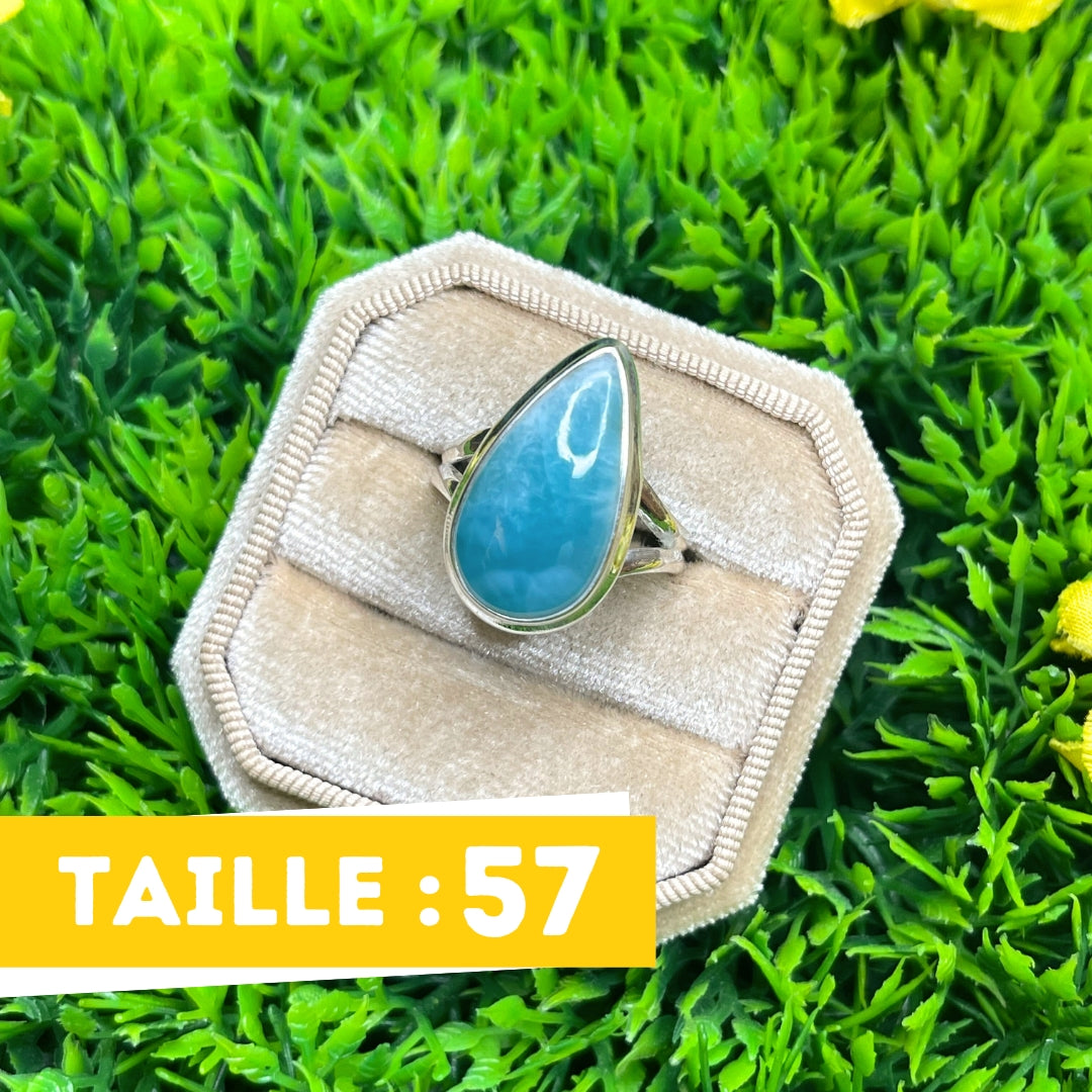 Bague Argent Larimar #115