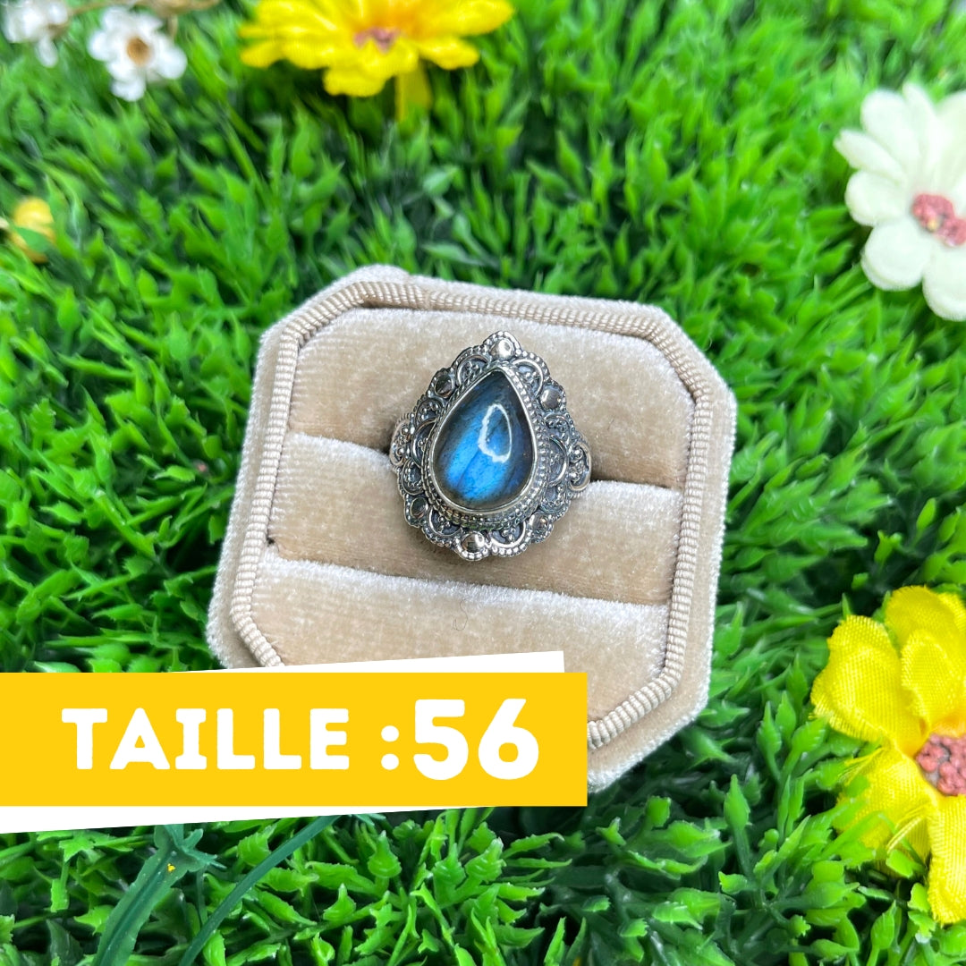 Bague Labradorite Bluefire Argent 925 #18