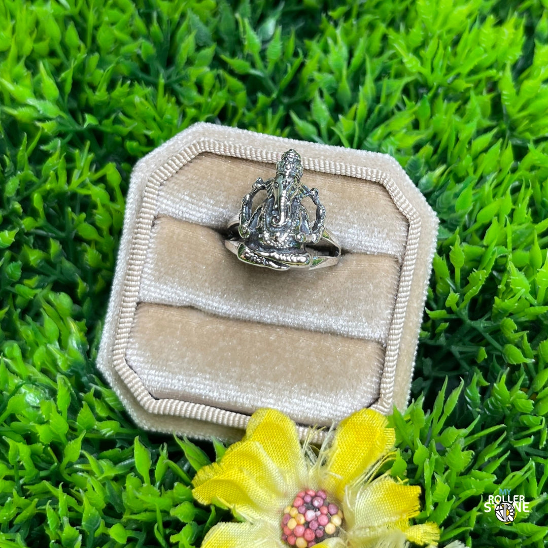 Bague Argent Ganesh