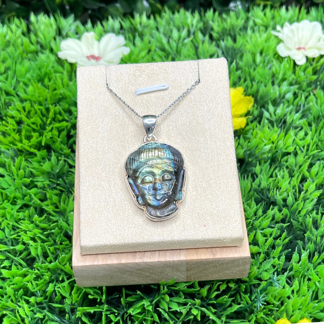 Pendentif Labradorite Bouddha #2