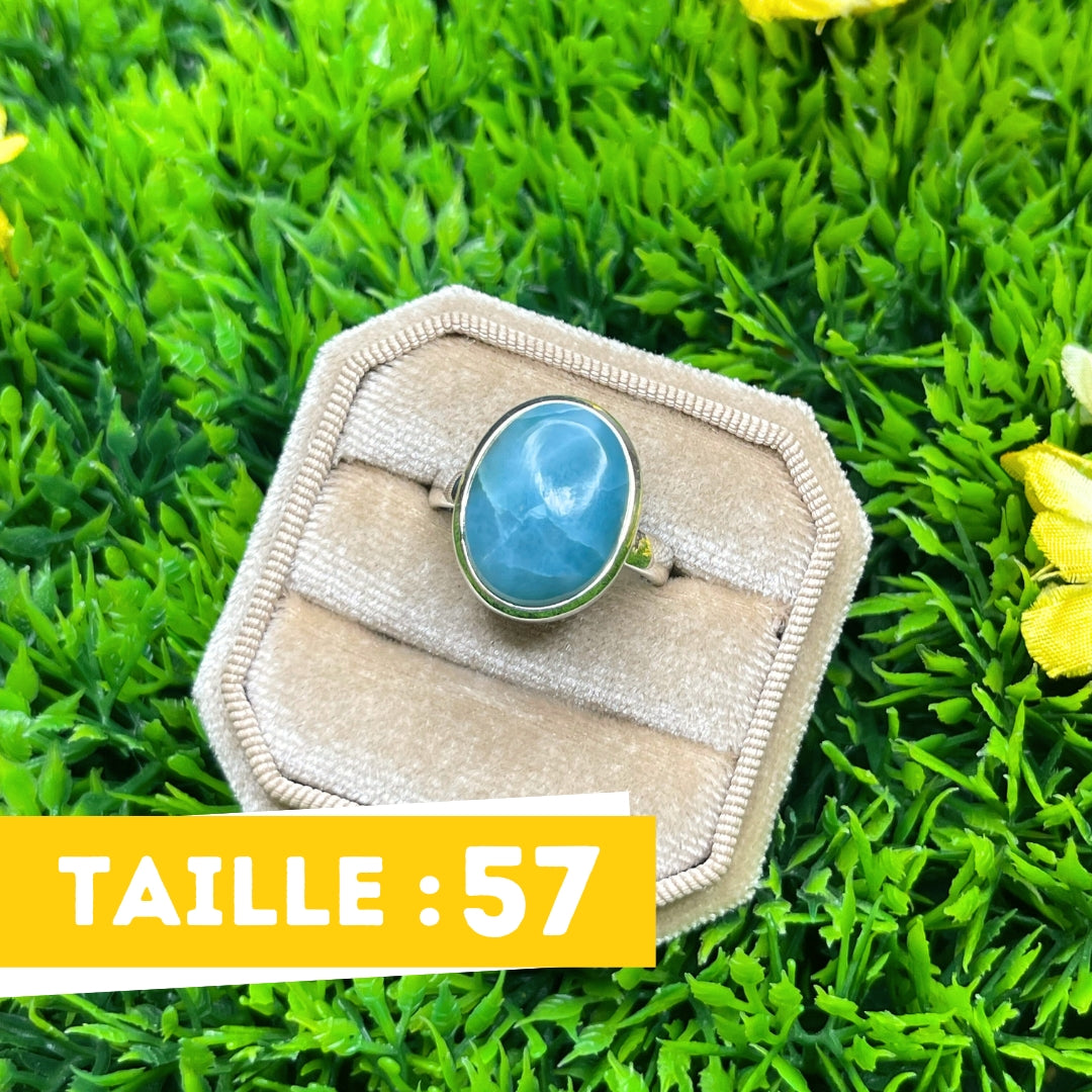 Bague Argent Larimar #122