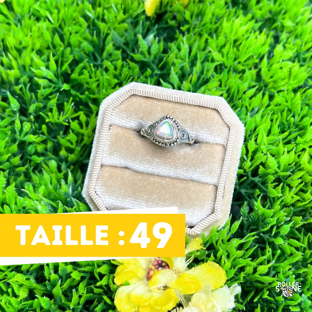 Bague Argent Opale d&#39;Ethiopie #417