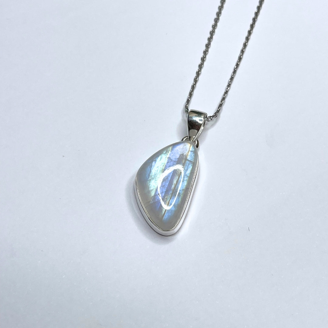 Pendentif Pierre de Lune Argent #17