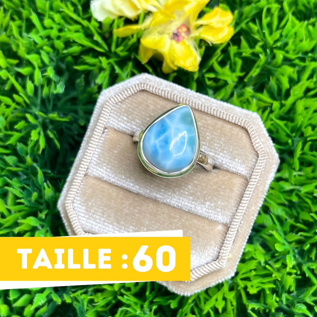 Bague Argent Larimar #82