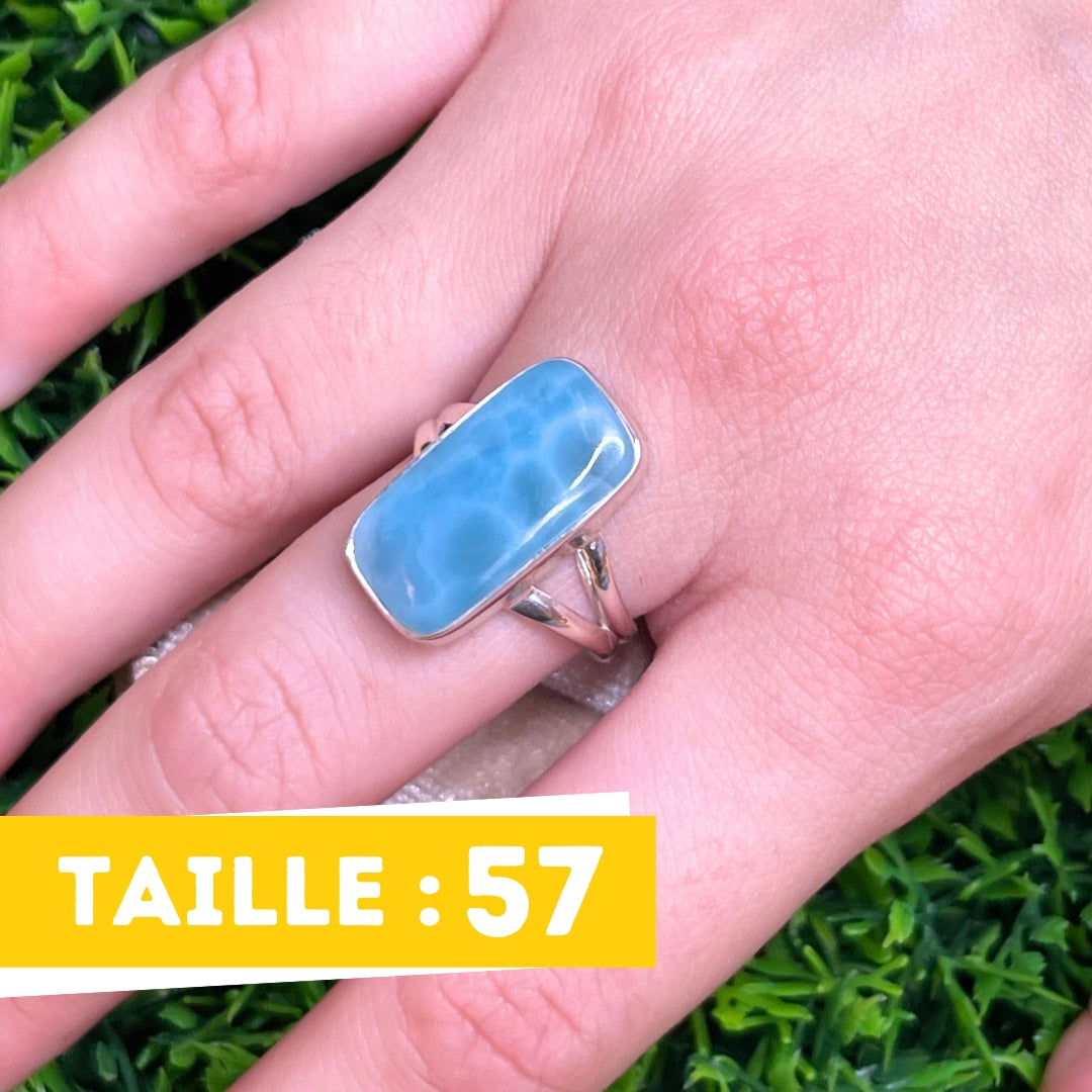 Bague Argent Larimar #66