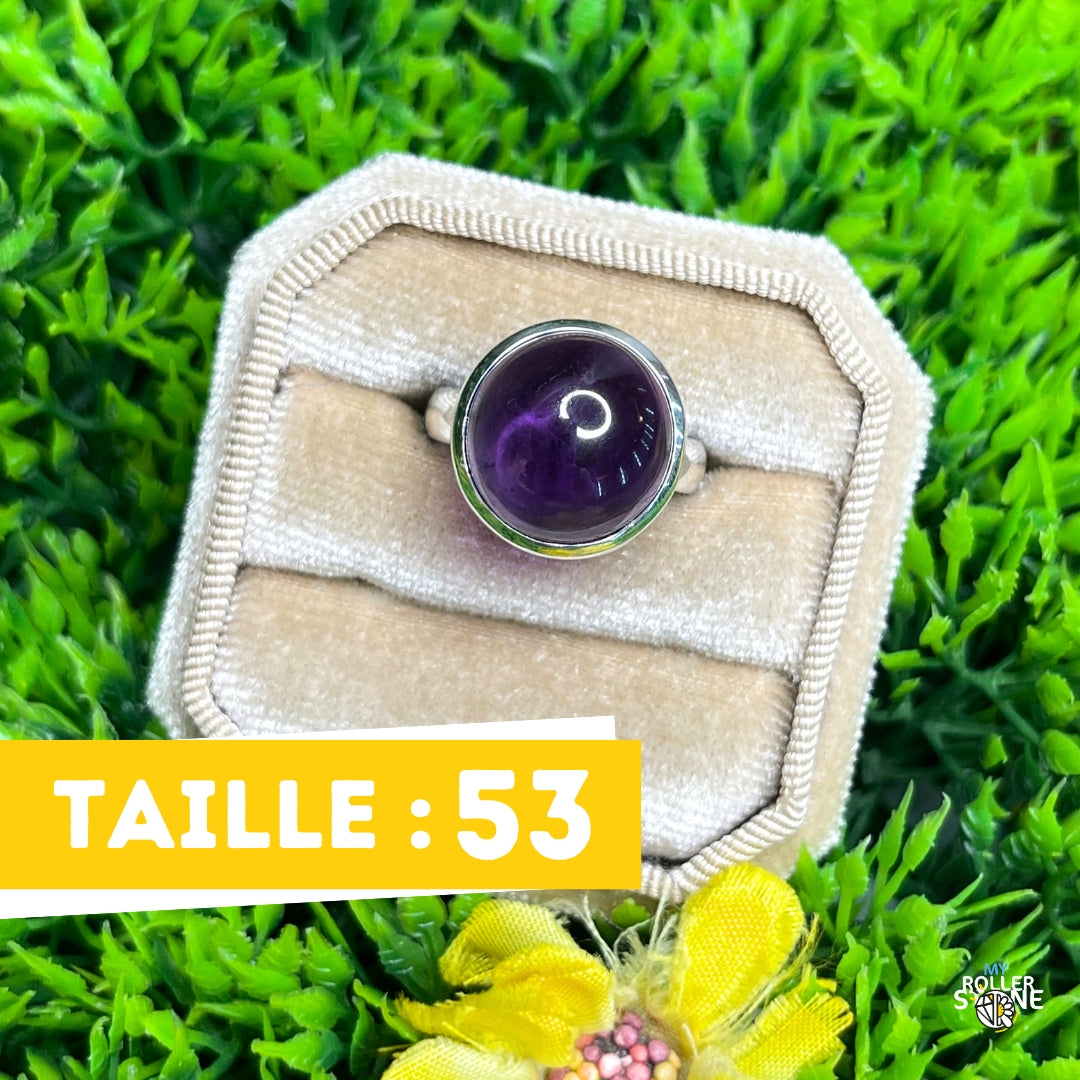 Bague Argent 925 Améthyste #120