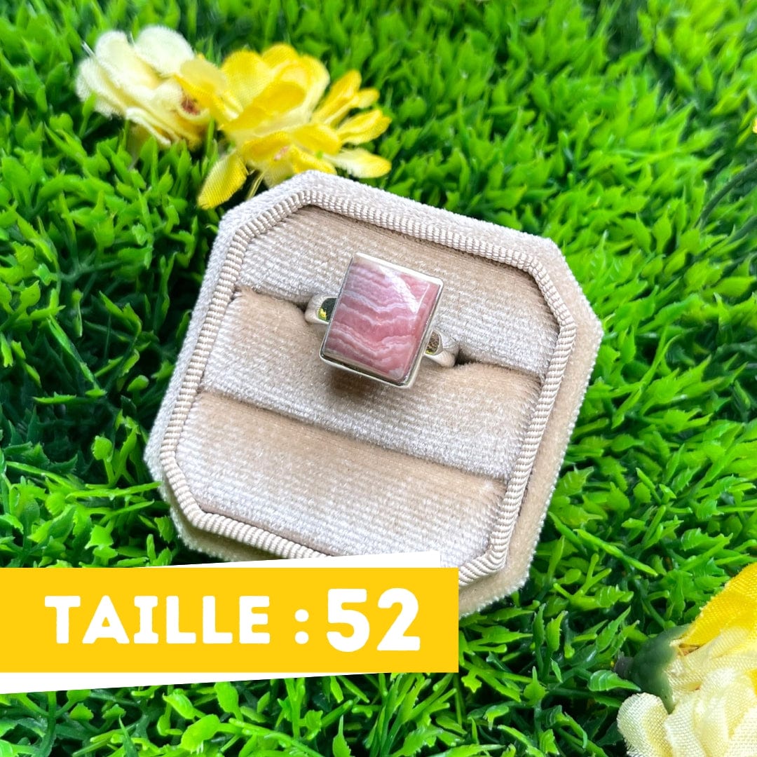 Bague Argent Rhodochrosite #4