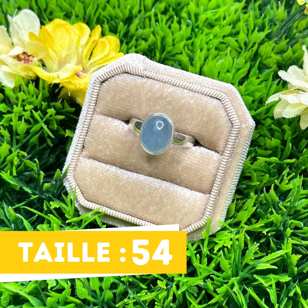 Bague Argent Aigue Marine #14