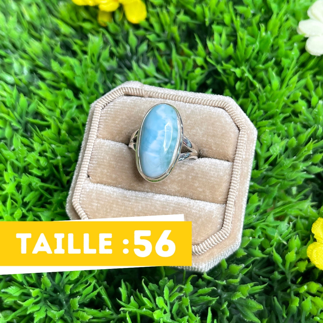 Bague Argent 925 Larimar #133