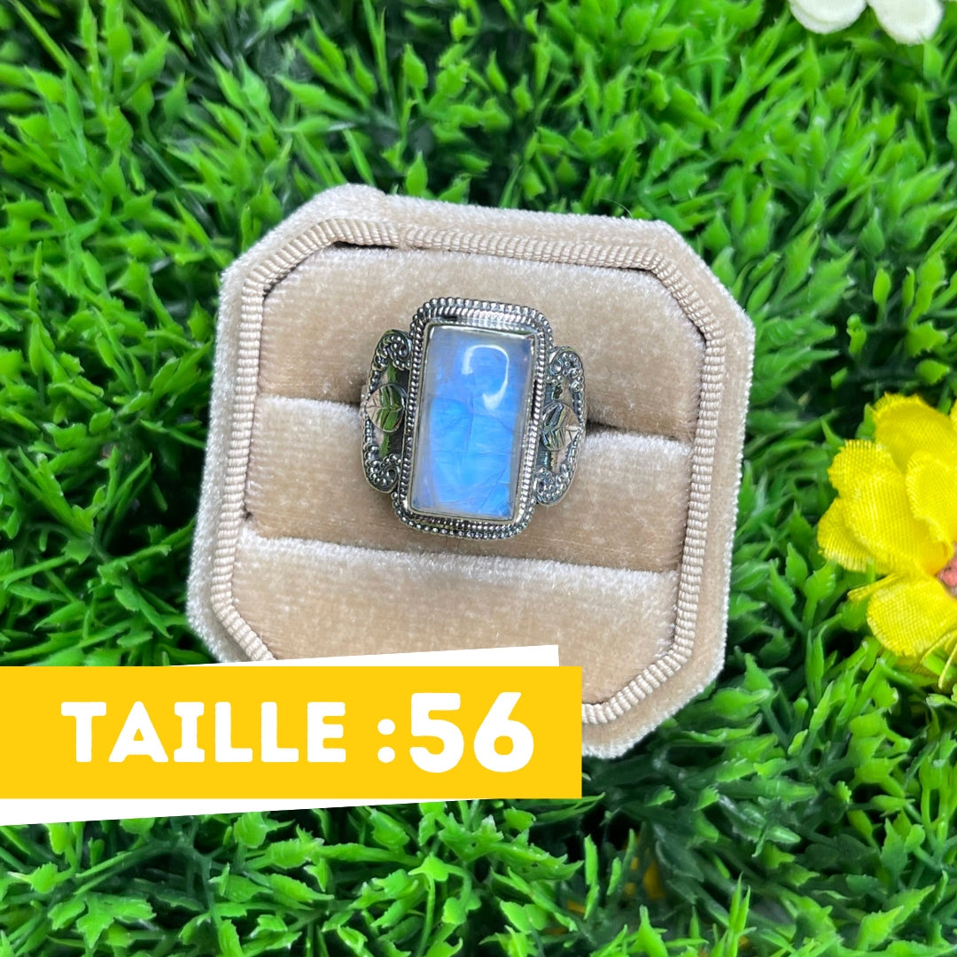 Bague Argent 925 Pierre de Lune #30