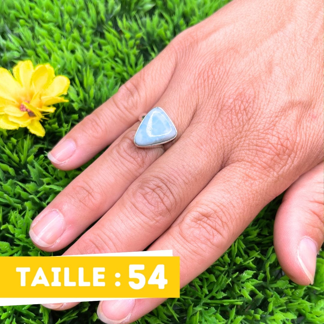 Bague Argent Larimar #14