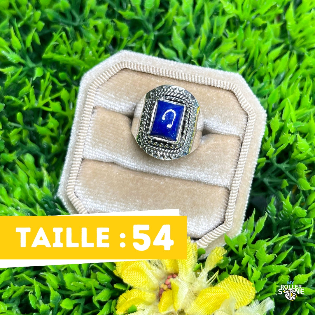 Bague Argent 925 Lapis Lazuli #195