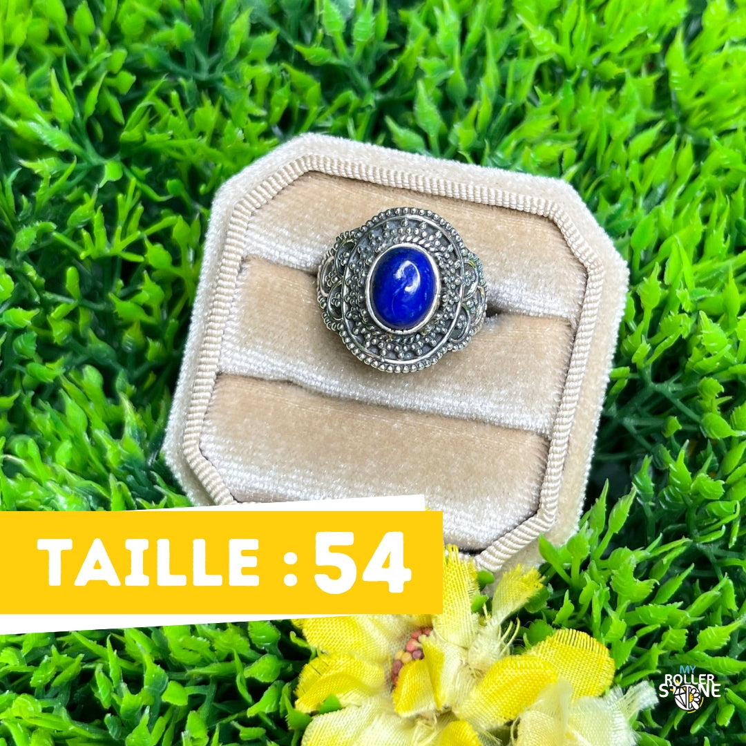 Bague Argent 925 Lapis Lazuli #196