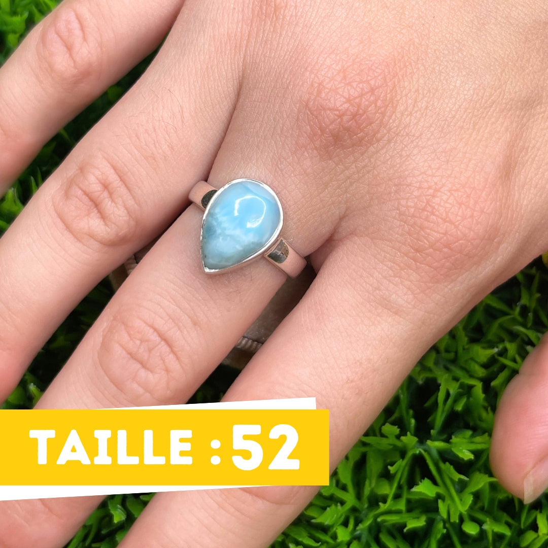 Bague Argent Larimar #110