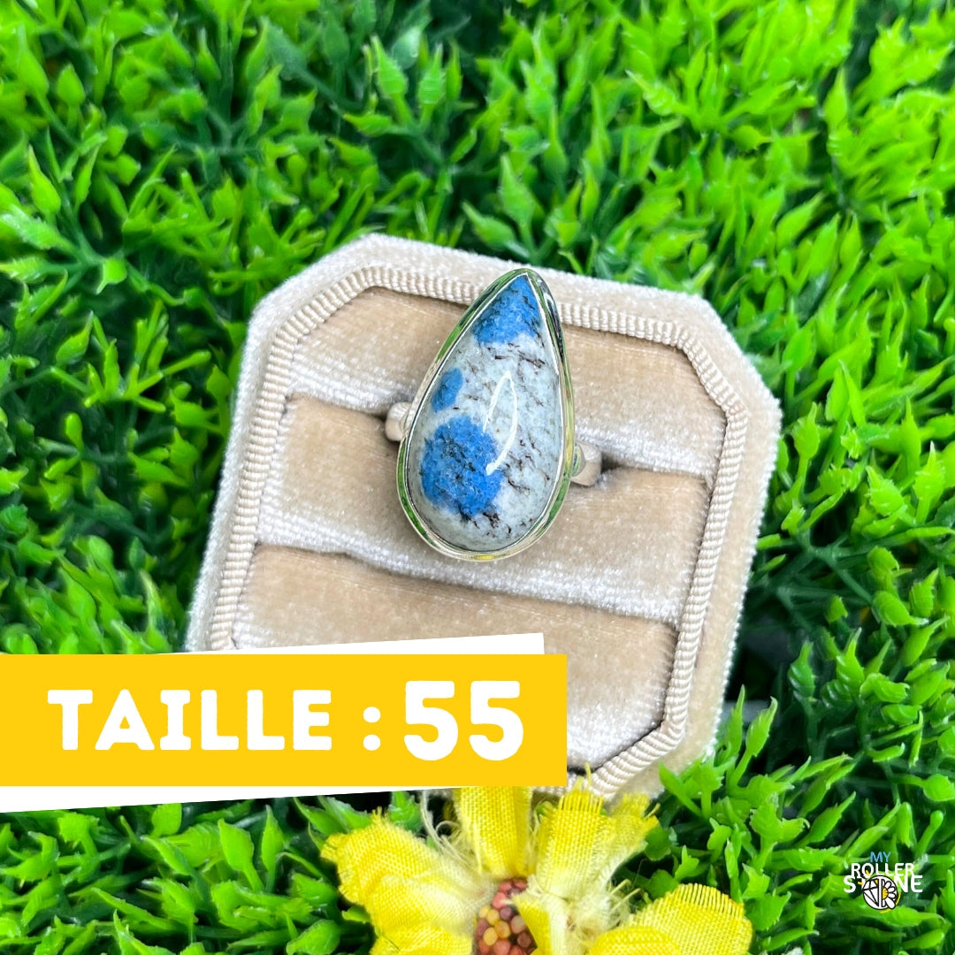 Bague Argent 925 Jaspe K2 #1