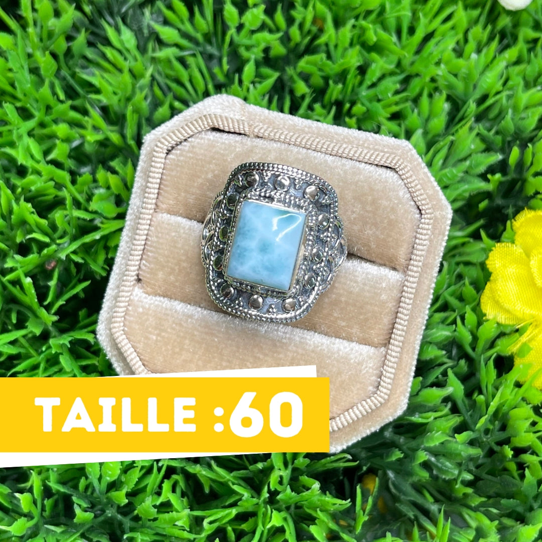 Bague Argent 925 Larimar #39