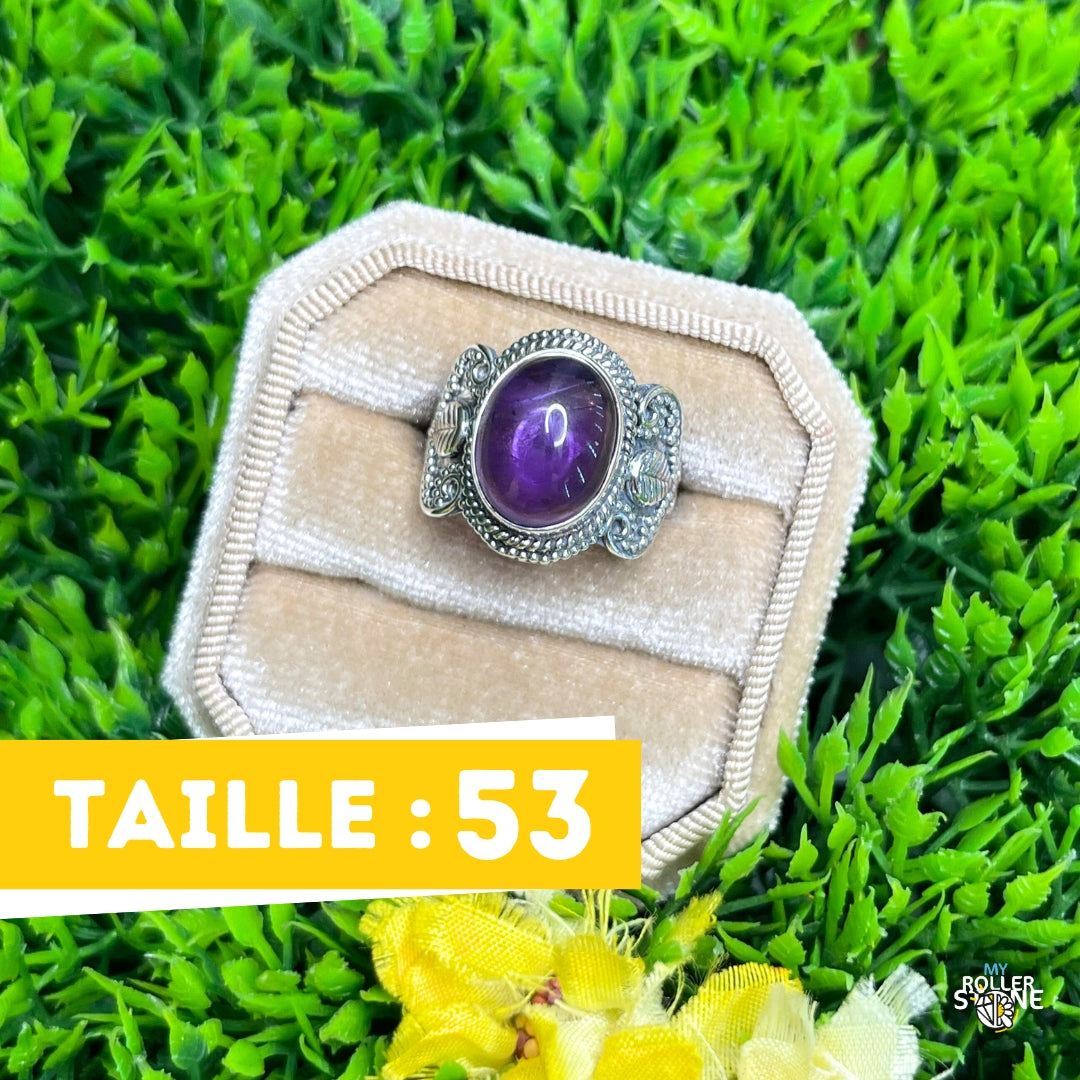 Bague Argent 925 Améthyste #180