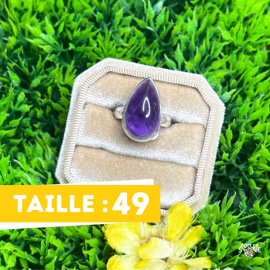 Bague Argent 925 Améthyste #67