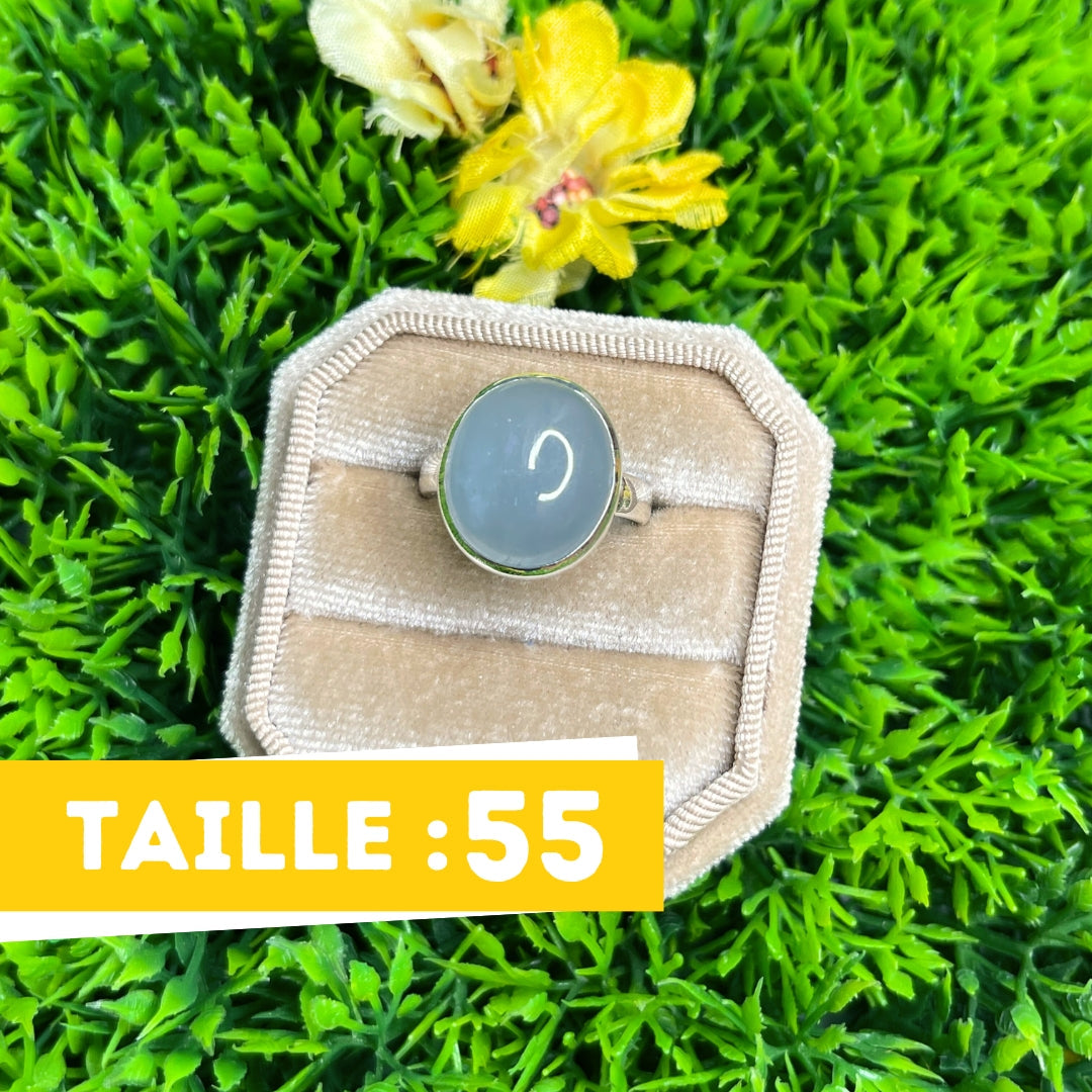 Bague Argent Aigue Marine #58