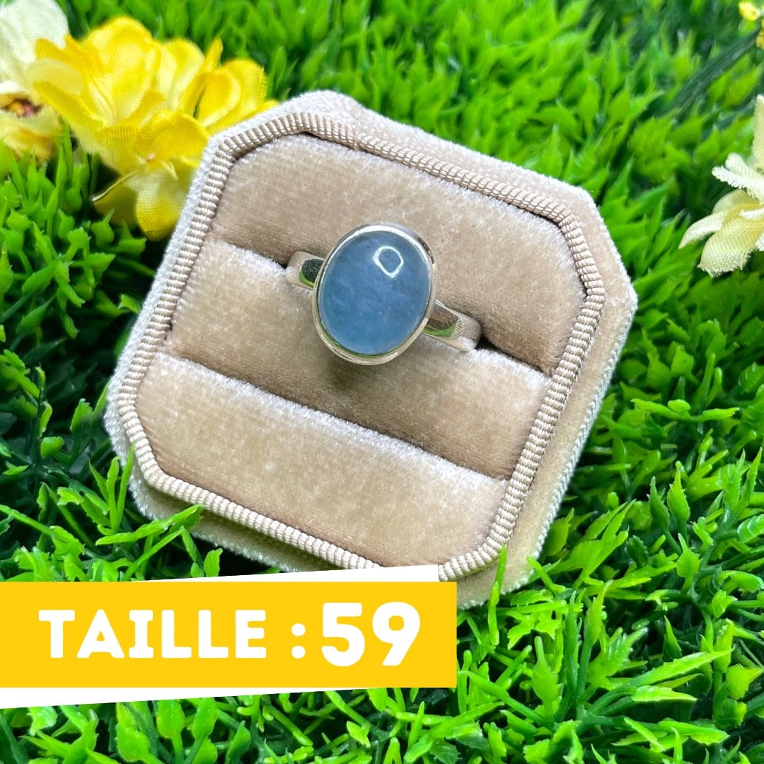 Bague Argent Aigue Marine #11