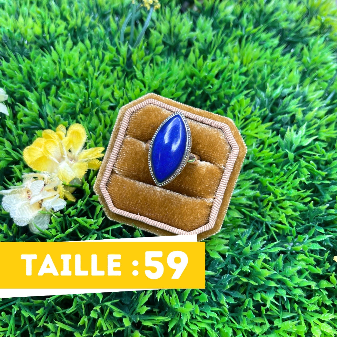 Bague Argent Lapis Lazuli #50