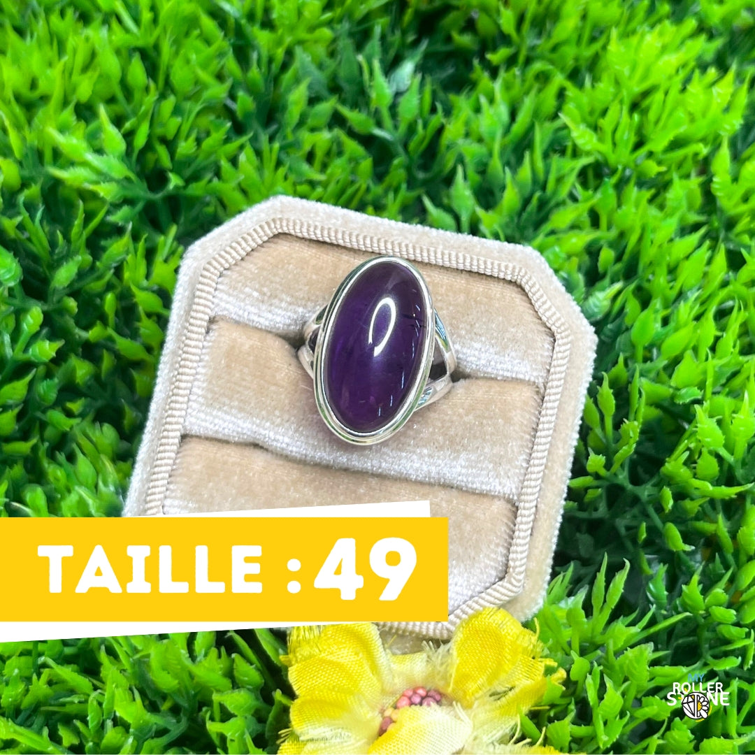 Bague Argent 925 Améthyste #62