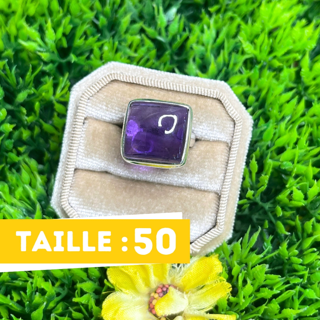 Bague Argent 925 Améthyste #80