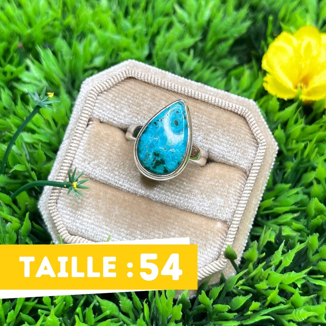 Bague Malachite Chrysocolle #17