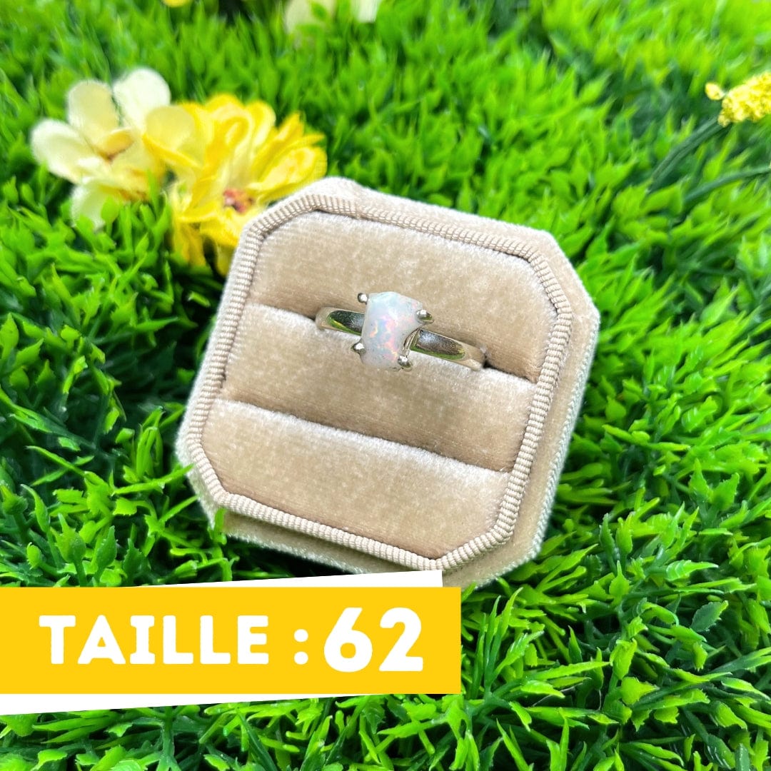 Bague Argent Opale d'Ethiopie #42