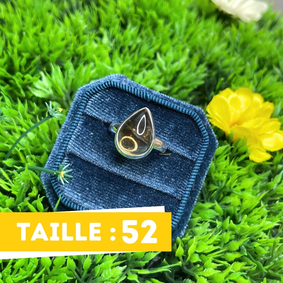 Bague Argent Citrine #1