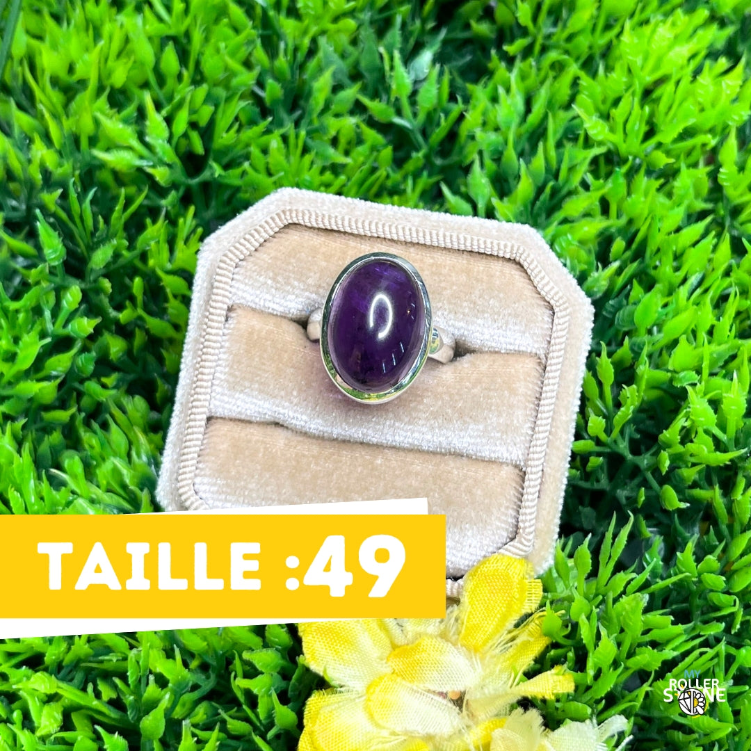 Bague Argent 925 Améthyste #63