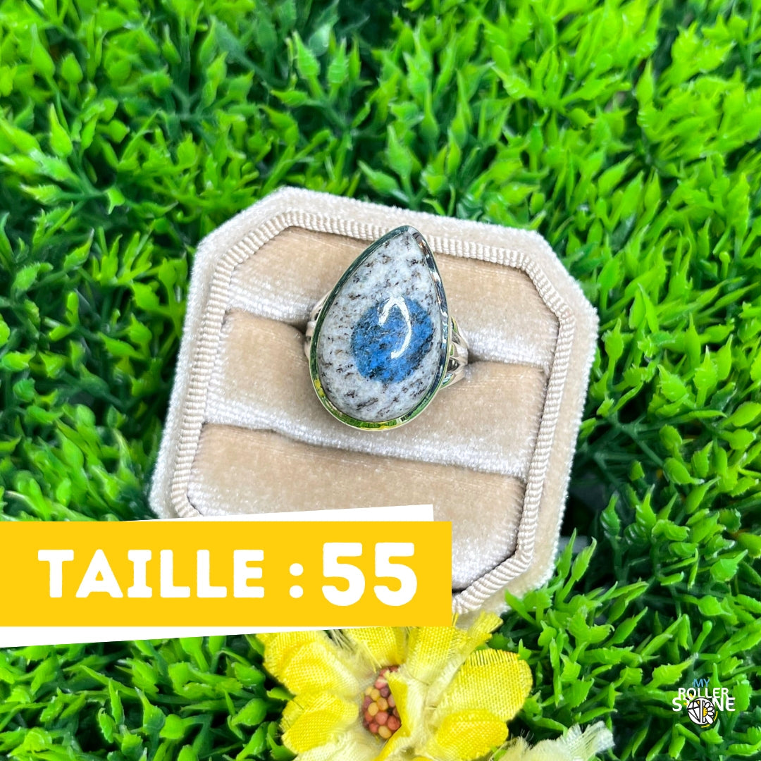 Bague Argent 925 Jaspe K2 #6