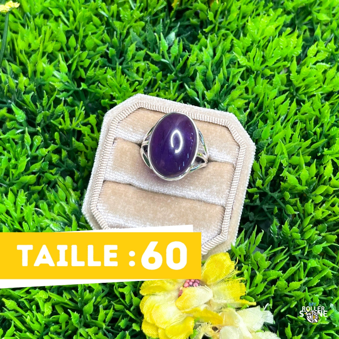 Bague Argent 925 Améthyste #86