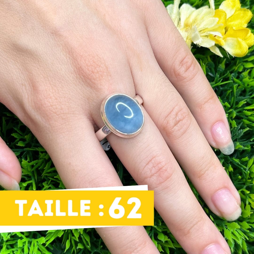 Bague Argent Aigue Marine #23