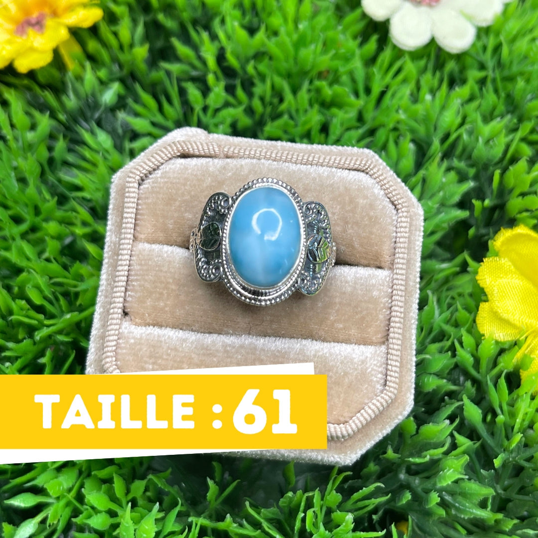 Bague Argent 925 Larimar #25