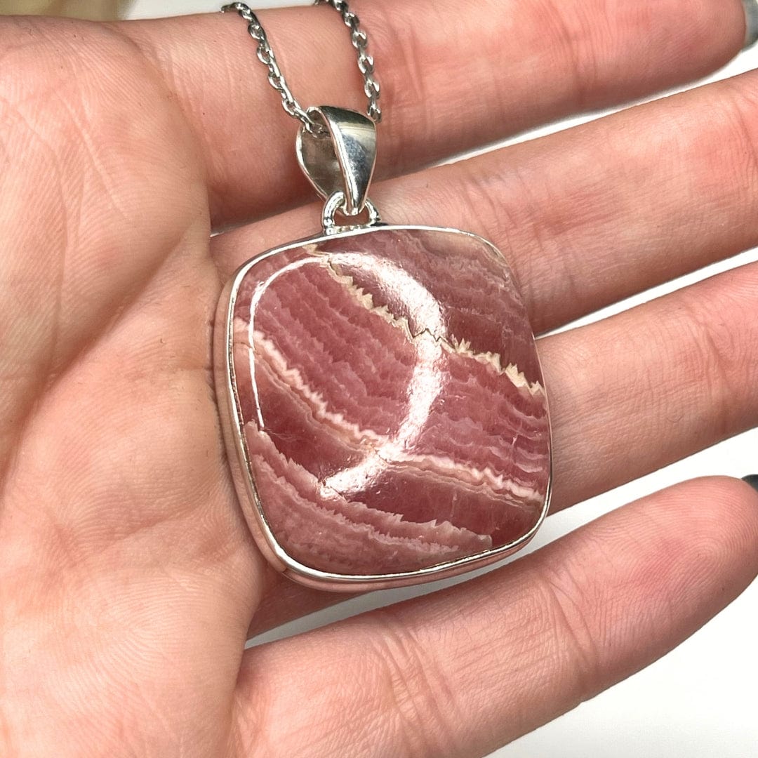 Pendentif Argent Rhodochrosite #18