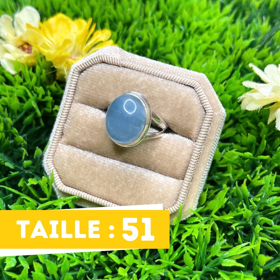 Bague Argent Aigue Marine #42