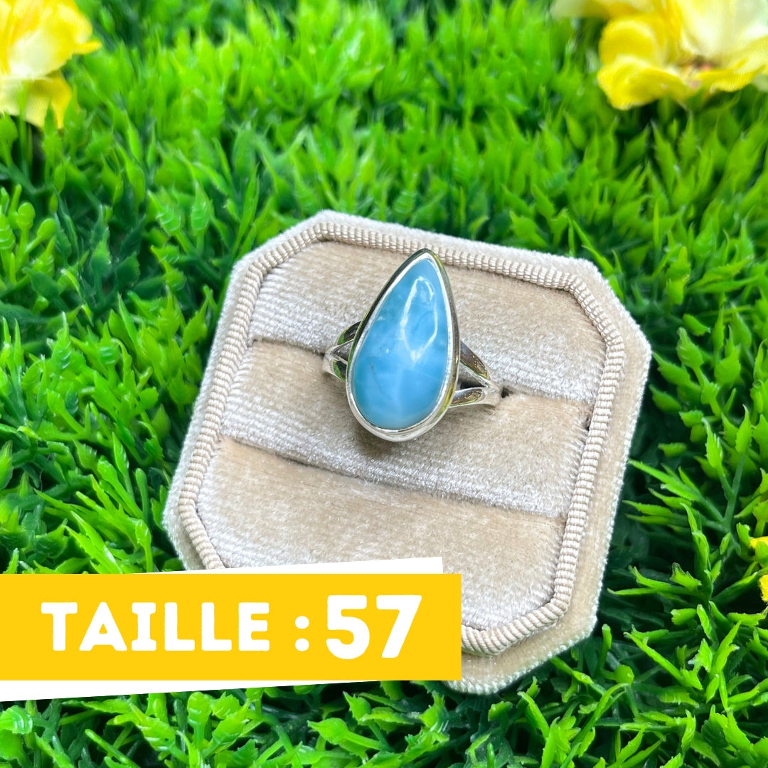 Bague Argent Larimar #100