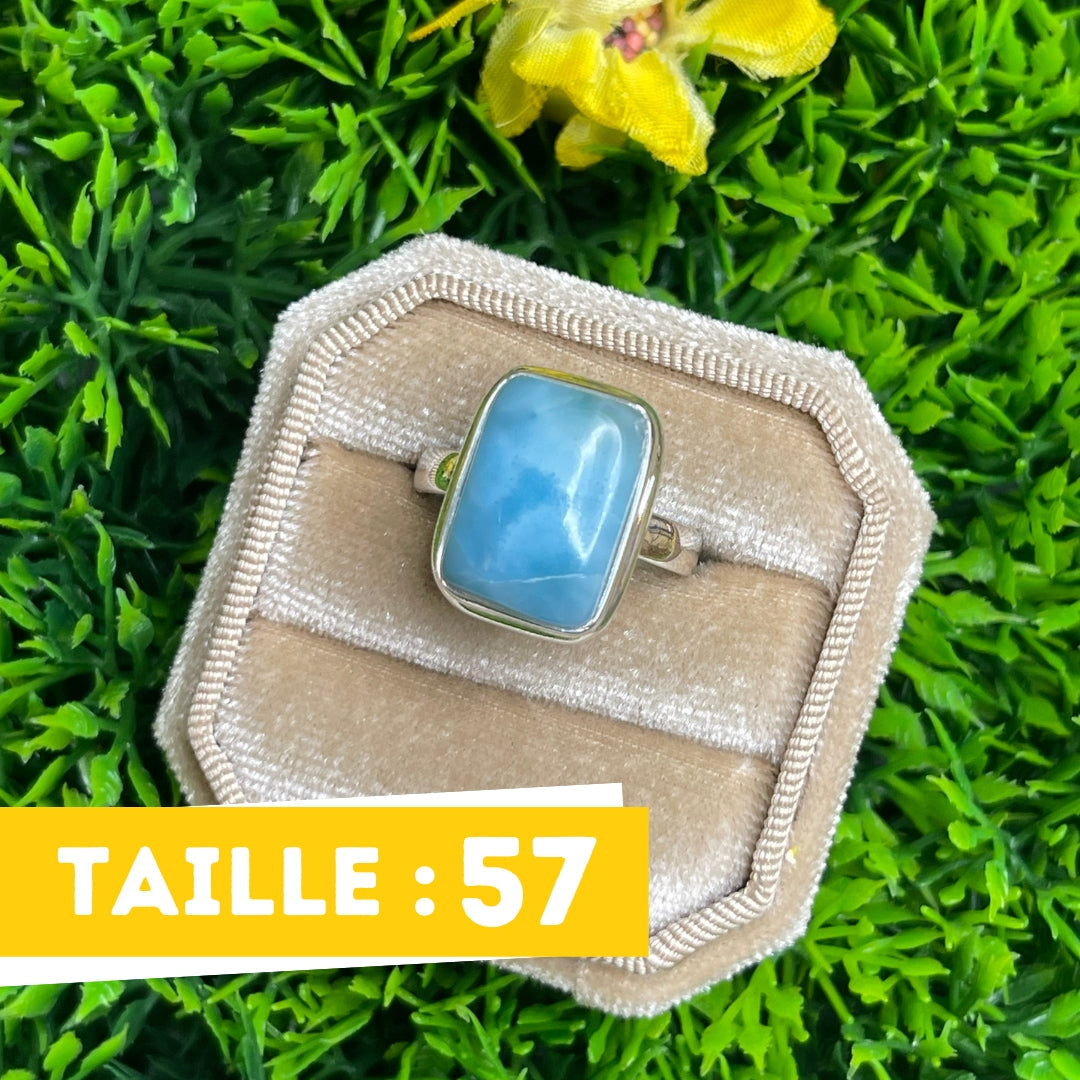 Bague Argent Larimar #63