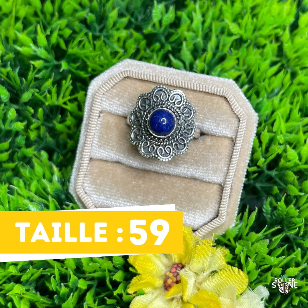 Bague Argent 925 Lapis Lazuli #223