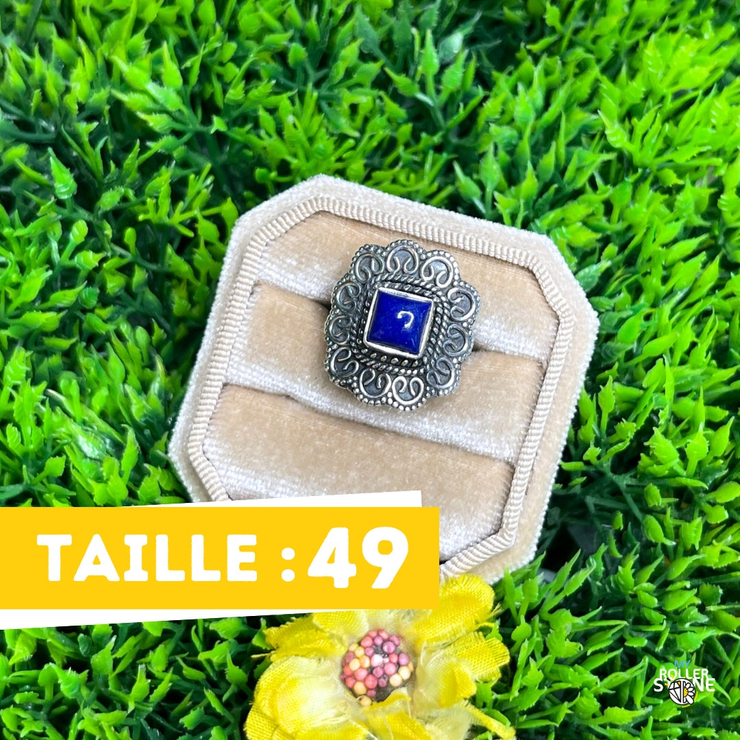 Bague Argent 925 Lapis Lazuli #155