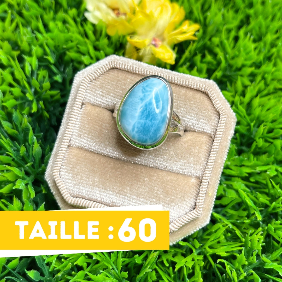 Bague Argent Larimar #41