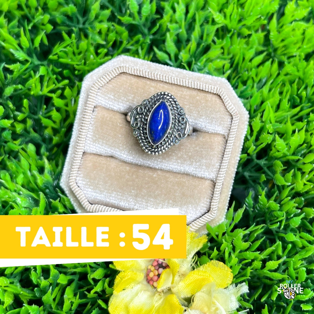 Bague Argent 925 Lapis Lazuli #200