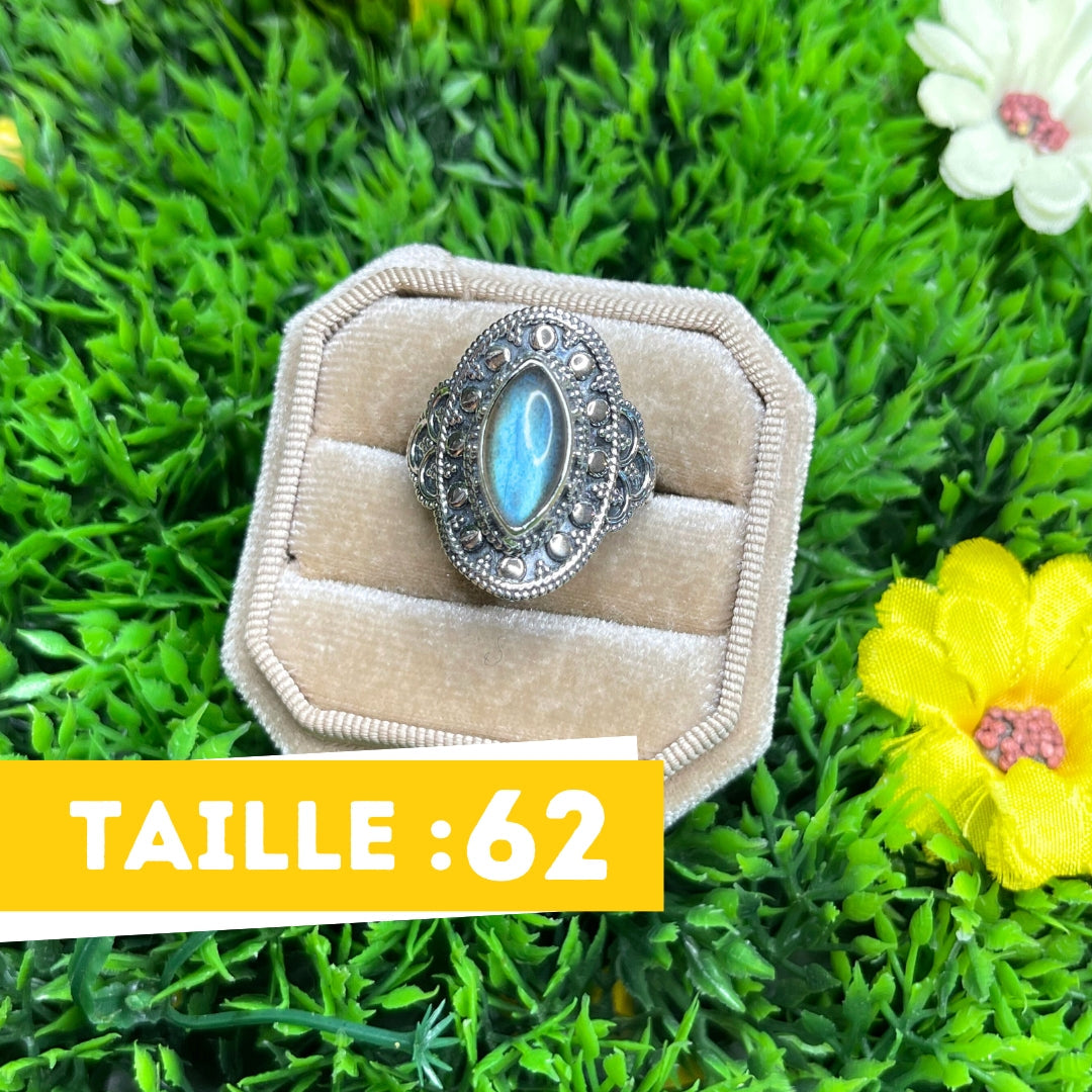 Bague Labradorite Bluefire Argent 925 #19