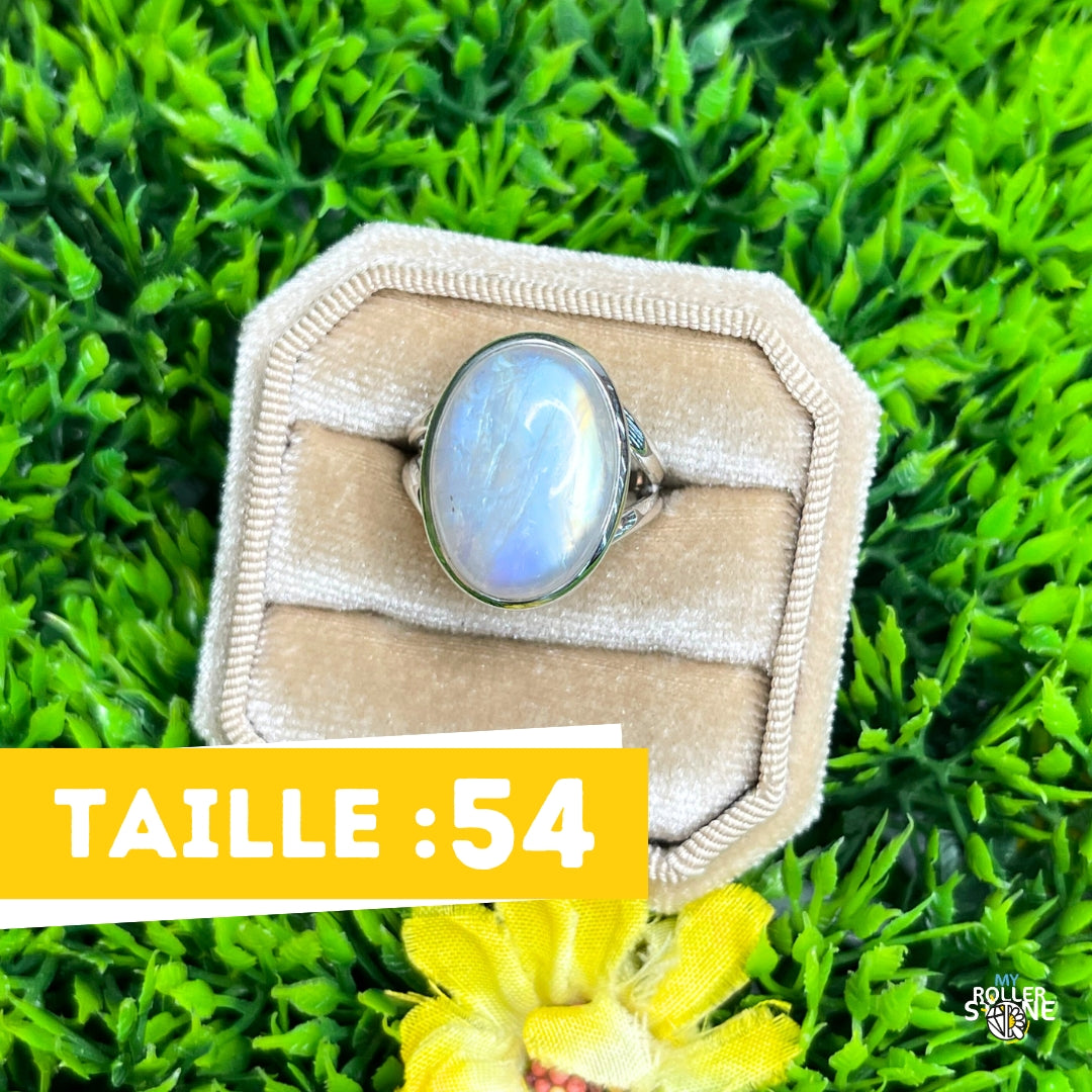 Bague Argent 925 Pierre de Lune #212